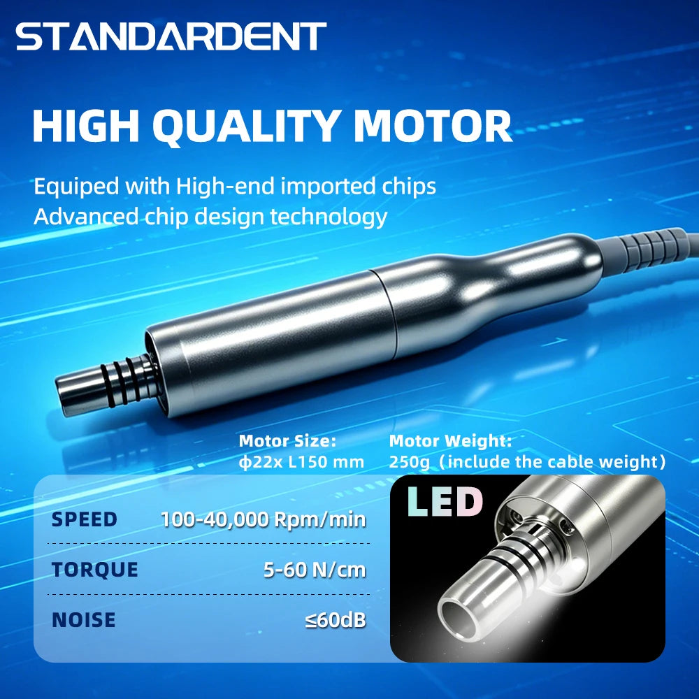 Brushless Dental Implant Motor System