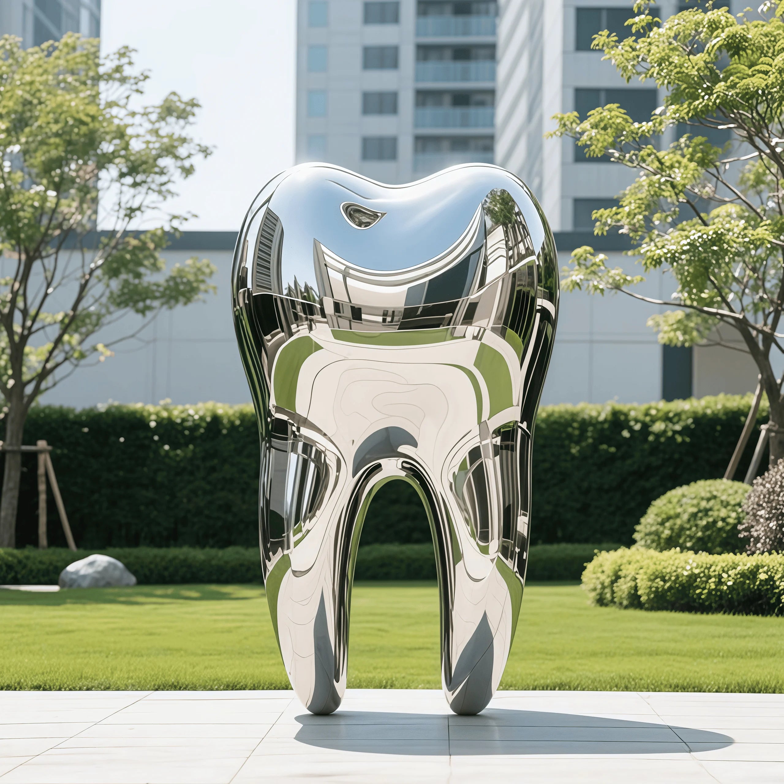 Custom Welded Stainless Steel Sculpture