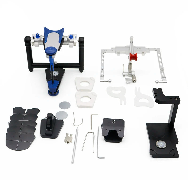 Semi-Adjustable Dental Articulator Facebow Set